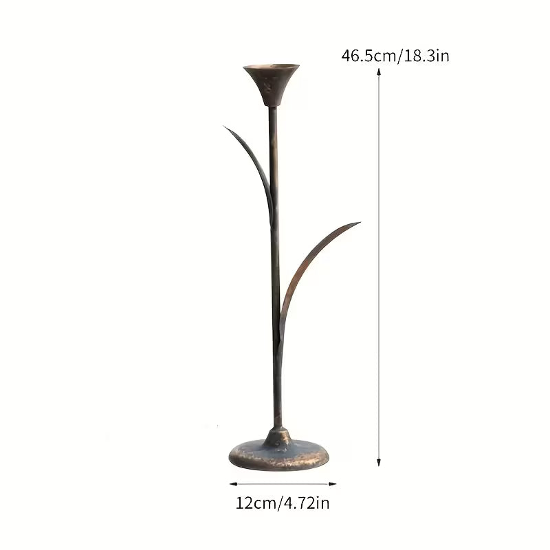 Rustic Branch Design Candle Holders – Vintage Metal