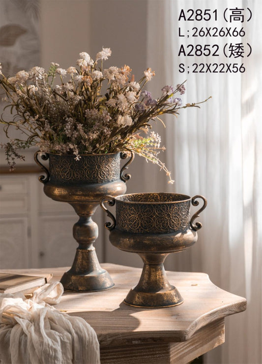 Vintage Metal Urn Vases in  Bangladesh
