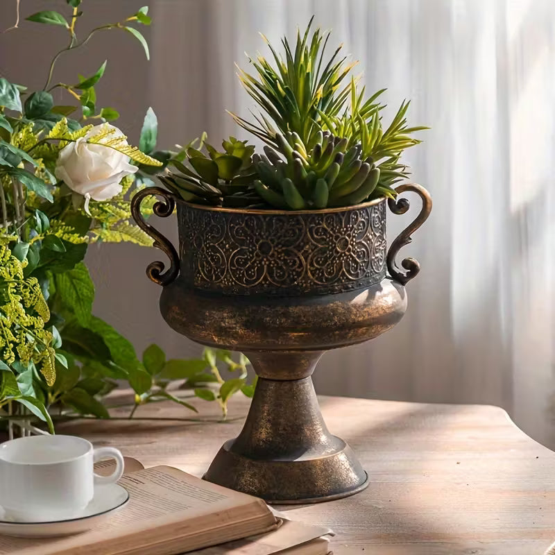 Vintage Metal Urn Vases in  Bangladesh