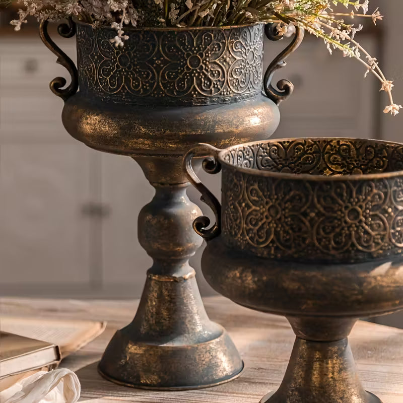 Vintage Metal Urn Vases in  Bangladesh