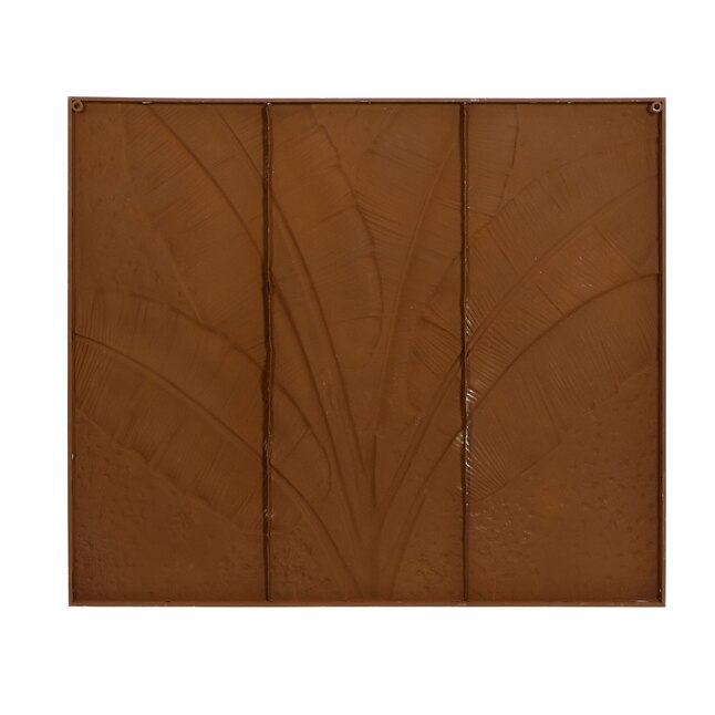Azure Palm Metal Wall Art – Luxe Tropical Statement Panel