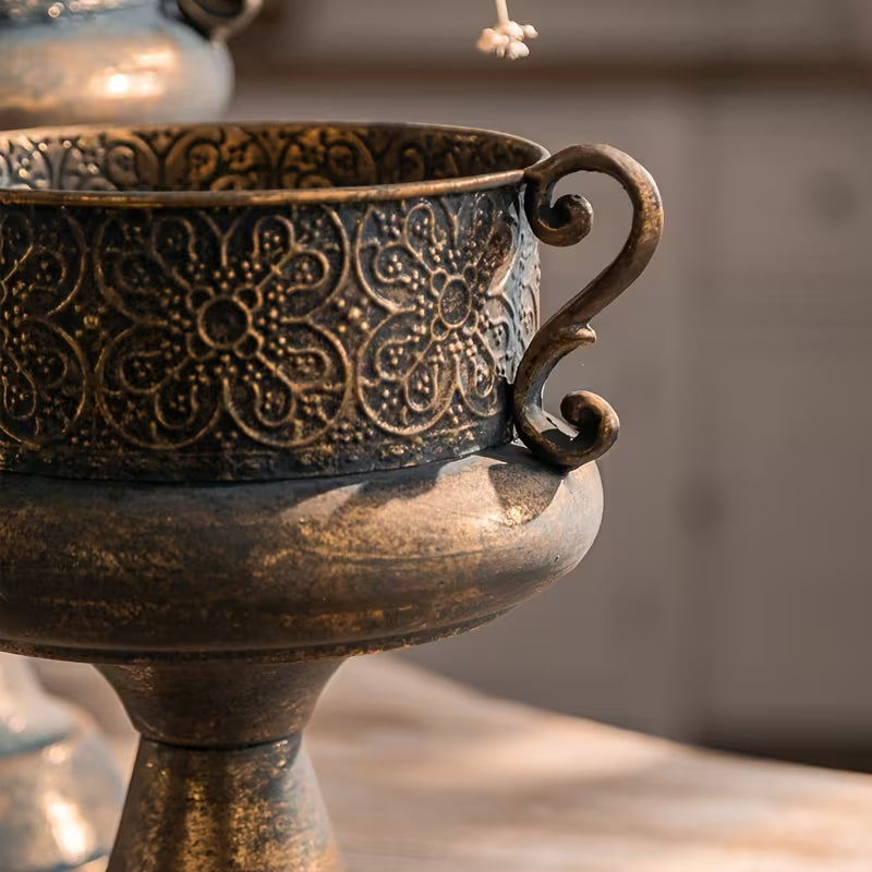 Vintage Metal Urn Vases in  Bangladesh